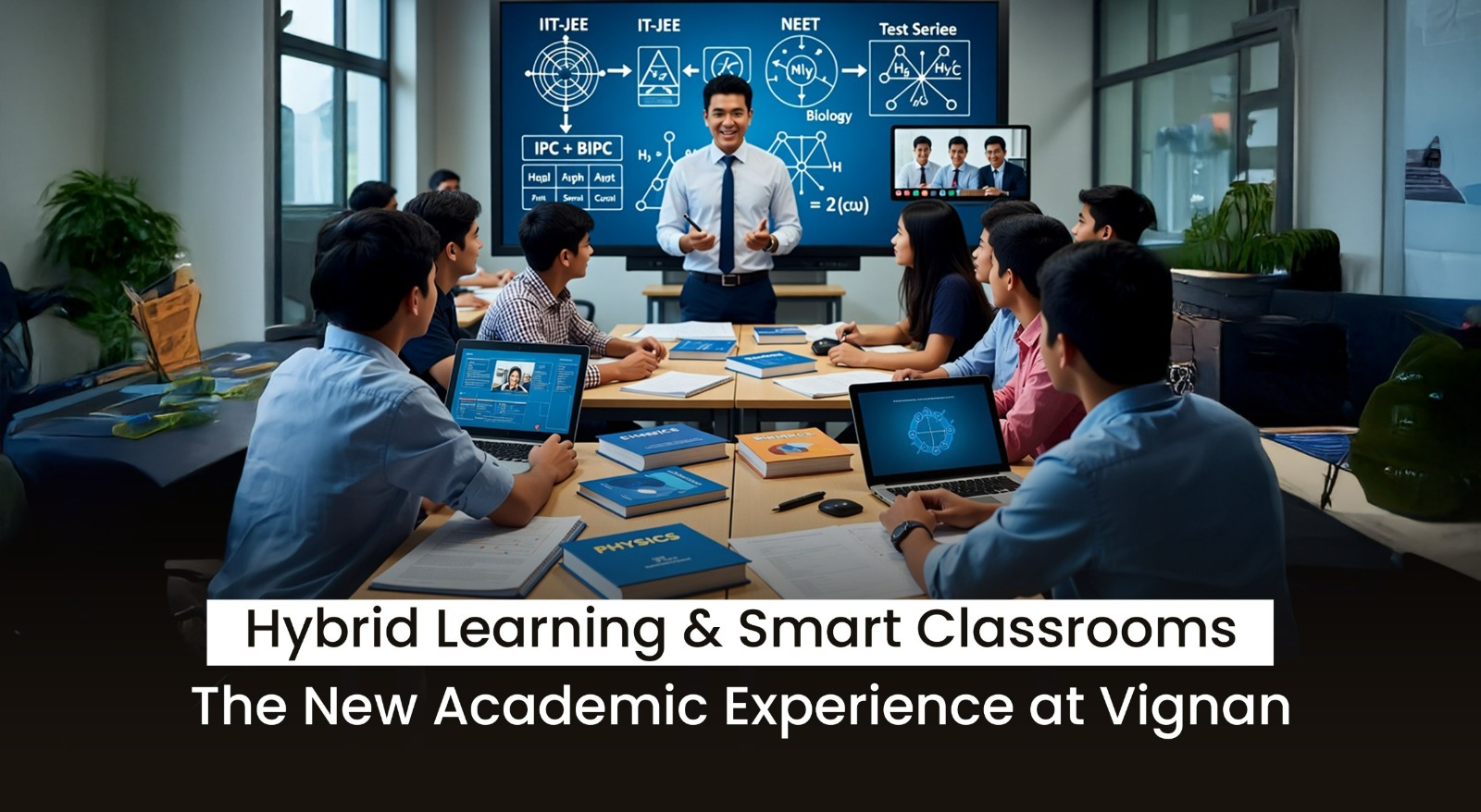 Hybrid Learning & Smart Classrooms: The New Academic Experience at Vignan