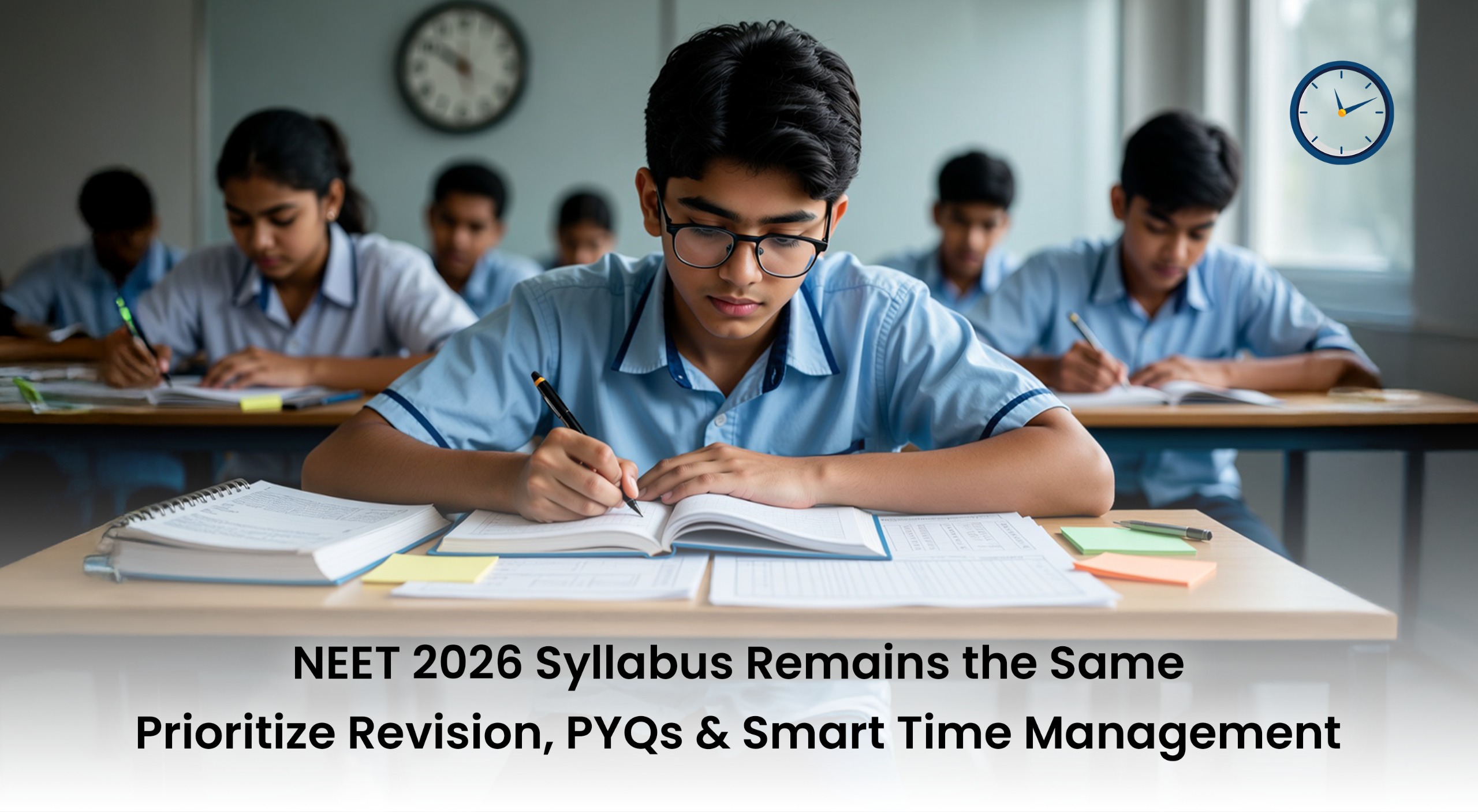 NEET 2026 Syllabus Remains the Same: Prioritize Revision, PYQs & Smart Time Management